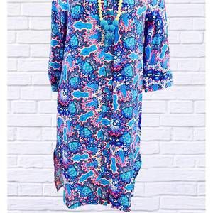 NEW DIVA USA women's april shirt dress in multi
